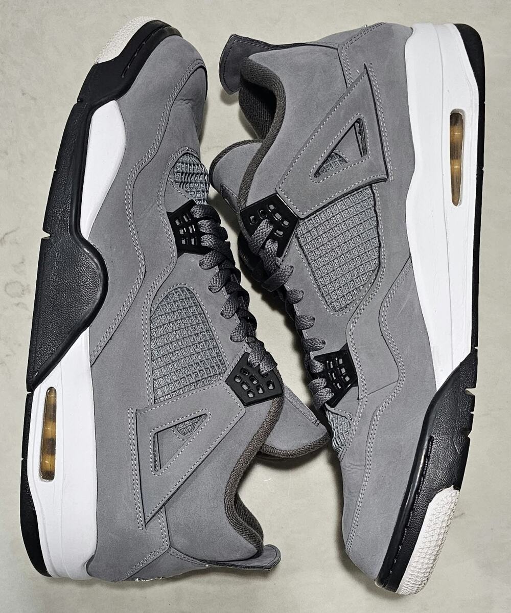 Nike Air Jordan 4 Retro Cool Grey 308497-007 Men's Size 16